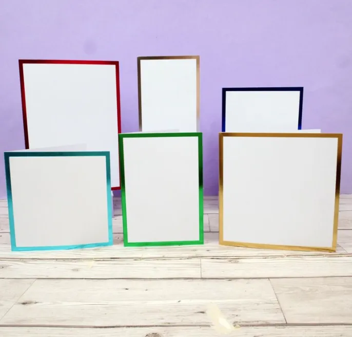Foiled Edge Card Blanks & Envelopes Megabuy - Festive Edition, 36 cards & envelopes